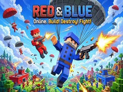 Mäng Red & Blue: Online. Build! Destroy! Fight!