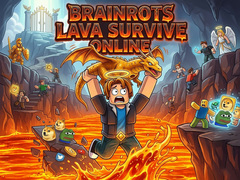 Mäng Brainrots Lava Survive Online