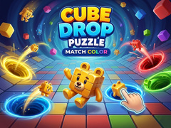 Mäng Cube Drop Puzzle: Match Color