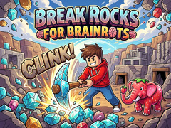 Mäng Break Rocks For Brainrots