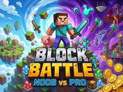 Mäng Block Battle - Noob vs Pro