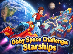 Mäng Obby Space Challenge: Starships