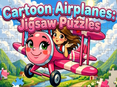 Mäng Cartoon Airplanes: Jigsaw Puzzles