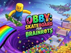 Mäng Obby: Skateboard for Brainrots
