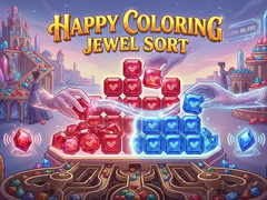 Mäng Happy Coloring Jewel Sort