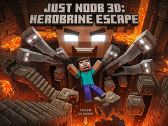 Mäng Just Noob 3D: Herobrine Escape