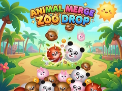 Mäng Animal Merge Zoo Drop