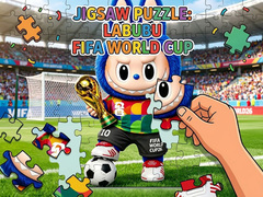 Mäng Jigsaw Puzzle: Labubu FIFA World Cup