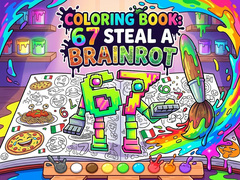 Mäng Coloring Book: 67 Steal A Brainrot