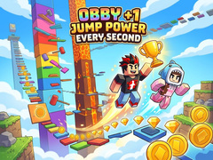 Mäng Obby +1 Jump Power Every Second