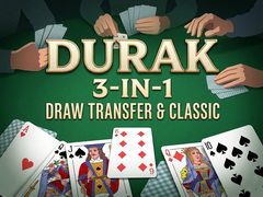 Mäng Durak 3-in-1: Draw Transfer & Classic