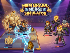 Mäng Mem Brawl: Merge Simulator