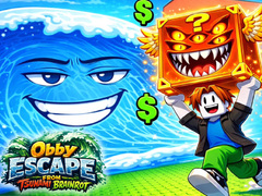 Mäng Obby Escape from Tsunami Brainrot