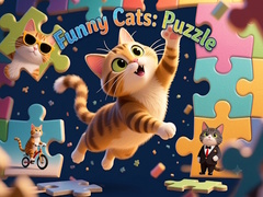 Mäng Funny Cats: Puzzle