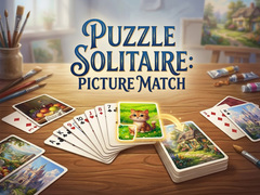 Mäng Puzzle Solitaire Picture Match