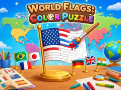 Mäng World Flags: Color Puzzle