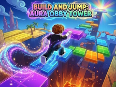 Mäng Build and Jump: Aura Obby Tower