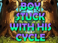 Mäng Boy Stuck with His Cycle
