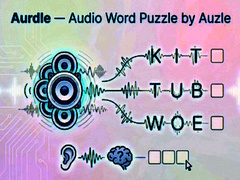 Mäng Aurdle — Audio Word Puzzle by Auzle