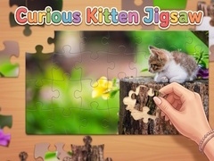 Mäng Curious Kitten Jigsaw