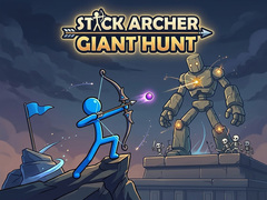 Mäng Stick Archer Giant Hunt