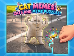 Mäng Cat Memes: Cats and Meme Puzzles!