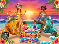 Mäng Besties Sunset Scooter Rider