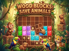Mäng Wood Blocks: Save Animals