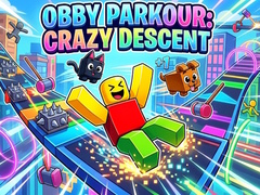 Mäng Obby Parkour: Crazy Descent