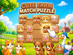 Mäng Cute Farm Match Puzzle