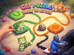 Mäng Cat Puzzle: Draw To Kitten