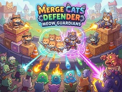 Mäng Merge Cats Defender: Meow Guardians