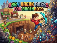 Mäng Obby: Break Rocks For Brainrots