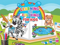 Mäng Learning and Coloring For Kids