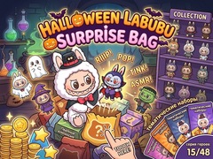 Mäng Halloween Labubu Surprise Bag
