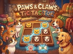 Mäng Paws & Claws Tic Tac Toe