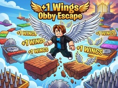 Mäng +1 Wings Obby Escape