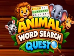 Mäng Animal Word Search Quest