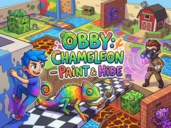 Mäng Obby: Chameleon - Paint & Hide