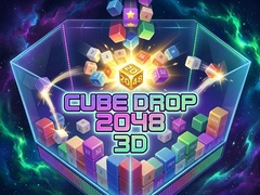 Mäng Cube Drop 2048 3D