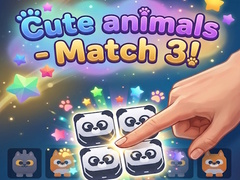 Mäng Cute animals - Match 3!