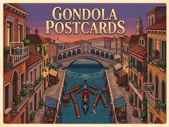 Mäng Gondola Postcards