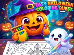 Mäng Easy Halloween Coloring Quest