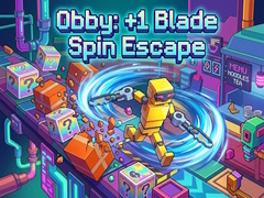 Mäng Obby: +1 Blade Spin Escape