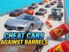 Mäng Cheat cars against barrels