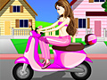 Mäng Motorbike Girl Dress Up