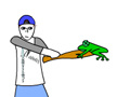 Mäng Frog Batting