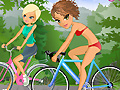 Mäng Maria and Sofia Go Biking
