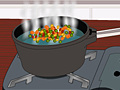 Mäng Cooking vegetable salad